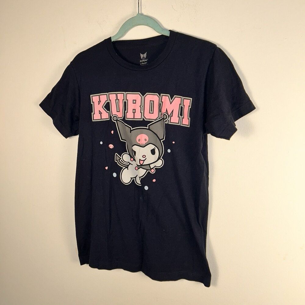 Sanrio Kuromi Graphic T Shirt Women’s Small Navy Cute Anime Tee - Picture 2 of 5